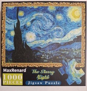 NWOT Max Renard The Starry Night 1000 Pc Jigsaw Puzzle